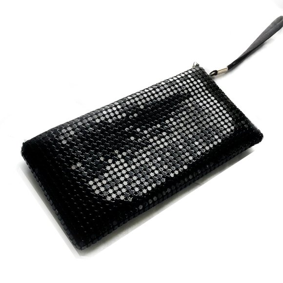 Luxe Midnight Black Mesh Wristlet - Picture 5 of 8